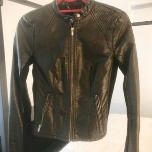 Faux leather jacket size XS